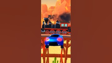 Car crossing over train |  #shorts