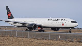 Air Canada Heavy 777 300Er Taking Off Out Of Yyc