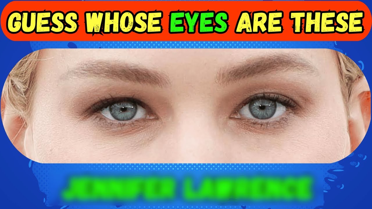 Guess The Celebrity By Their Eyes | 50 Celebrity Quizzes