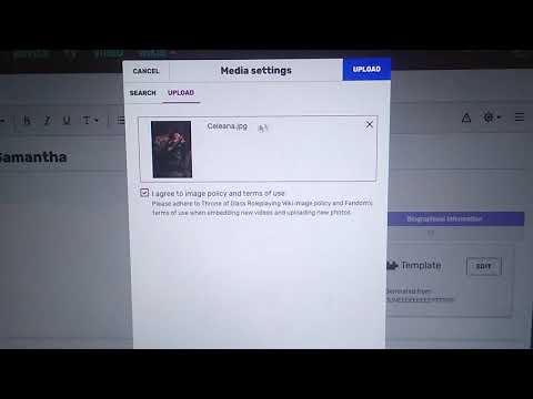 How To Create A Page Add An Infobox And Then Add An Image On Fandom
