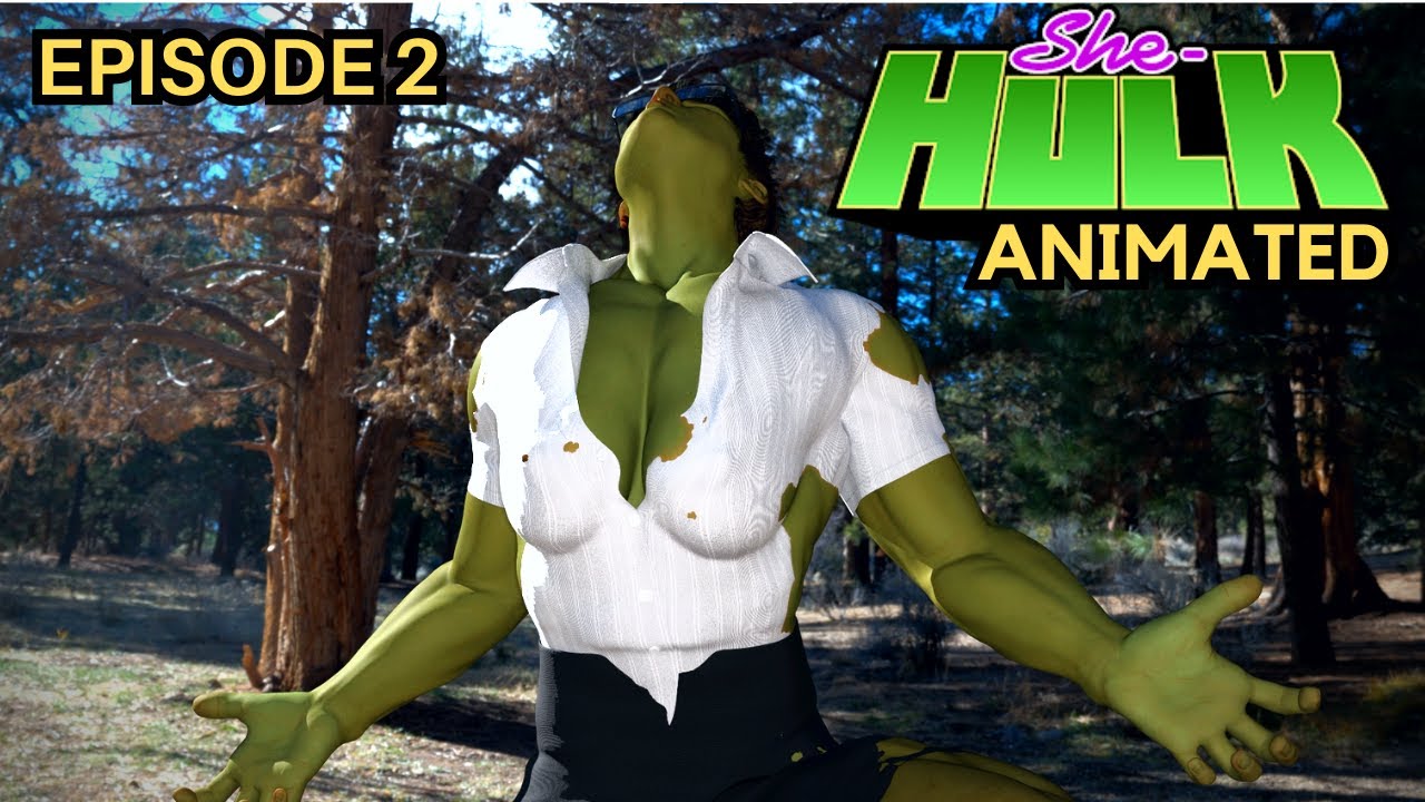 She hulk transformation animation