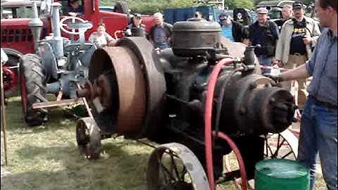 Old engine. Reversing direction with skill.