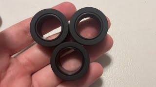 Bunmo Magnetic Fidget Rings - Black