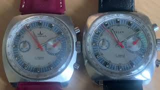 A Tale of Two Twin 1970s Chronographs - Kelek and Dugena