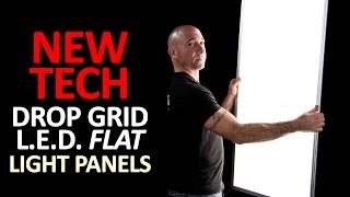 Drop Grid LED Flat Light Panels by uDecor