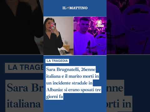 Video Sara Brugnatelli e il marito morti in un incidente stradale: si erano sposati tre giorni fa