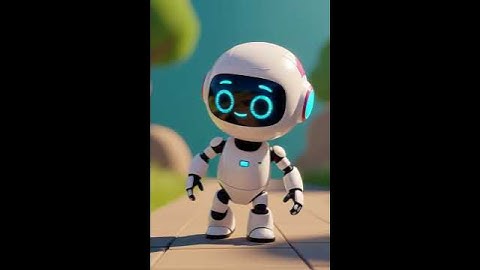 Ai Cute Bot walking #shorts #ai #robot #satisfying