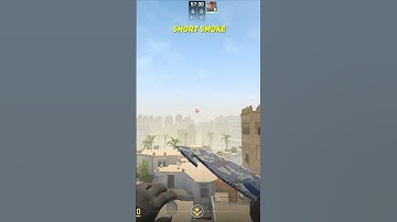 Short Smoke From Spawn Mirage CS2 #shorts