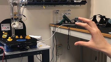 Gesture controlled delta robot