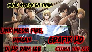 ATTACK ON TITAN MOD APK VERSI TEBARU//OFFLINE GRAFIK HD//UNLIMITED GOLD//RINGAN DI HP RAM 1GB// screenshot 2