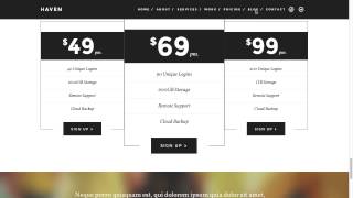 Download 'Haven' Elegant One Page WordPress Theme