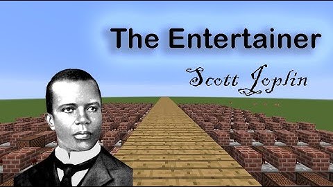 The Entertainer - Scott Joplin - Minecraft Note Block Cover