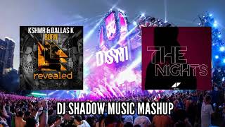 Burn & The Nights (DJ Shadow Music Mashup) | KSHMR , Avicii, DallasK