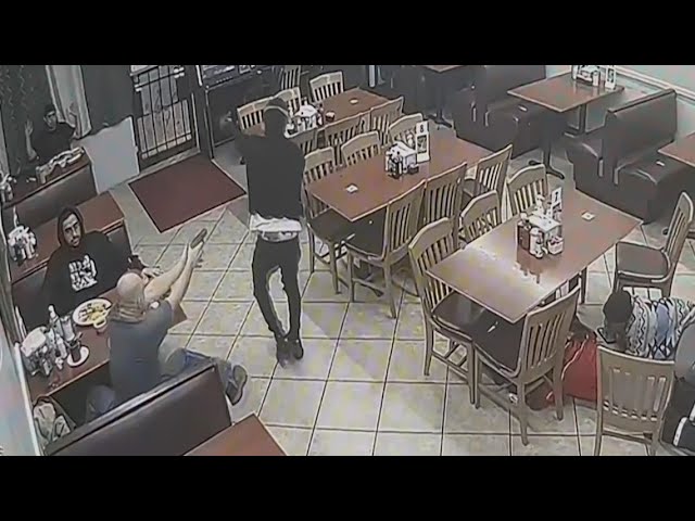 Raw video: Customer at taqueria shoots robber as he was leaving - YouTube