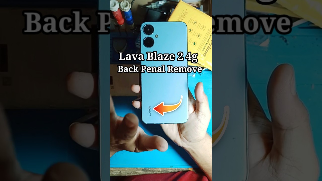 Lava Blaze 2 4g back penal remove