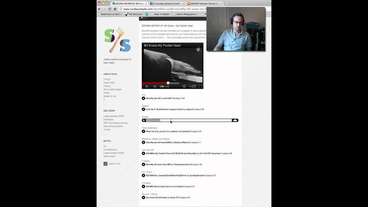 Sunday Sample #60 (Microflip): Bill Evans - MyFoolishHeart