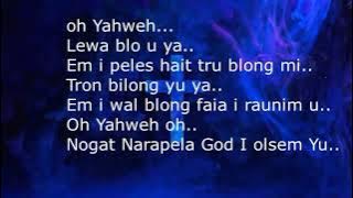 Glory blong you ya - PNG Worship Song  Lyrics Video🔥💫