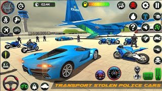 Polchi Plane Transporter Car and Bike Transport Simulator Gameplay || RED 3 GAMEING #2 screenshot 2