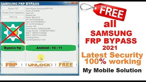 all samsung frp bypass latest security 2021| Offline 100% Working