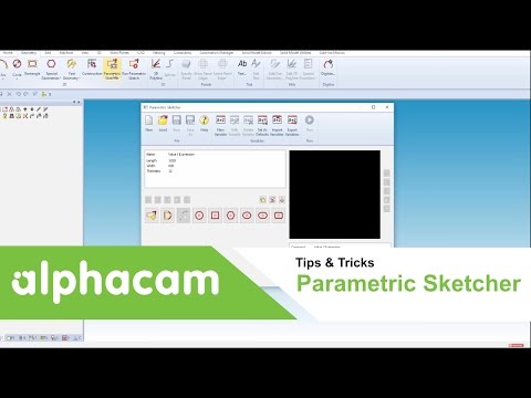 Parametric Sketcher | Alphacam