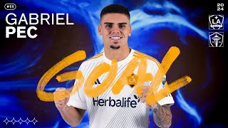 GOAL: Gabriel Pec Scores His First LA Galaxy Goal at Home