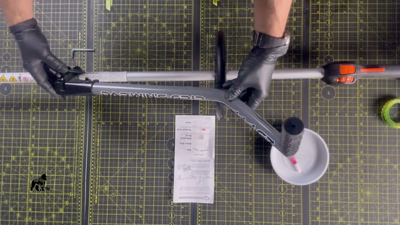 Darwin's Grip install: Clamp Adjust Work Smarter - YouTube