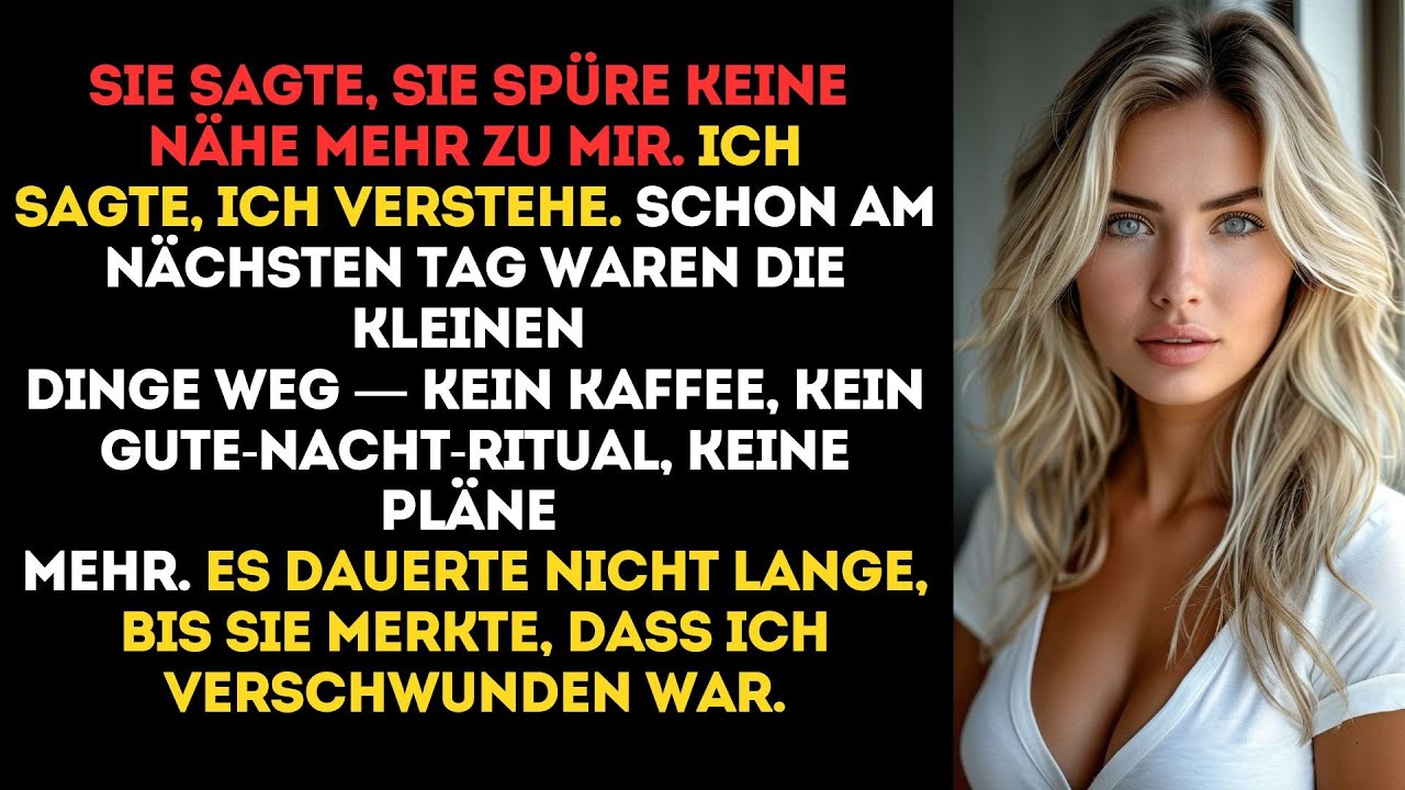 Sie sagte, die Verbindung sei tot – doch mein KÜHLER Rückzug am NÄCHSTEN TAG drehte die GESAMTE...