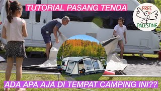 BANGUN PAGI LANGSUNG PASANG TENDA BERTIGA