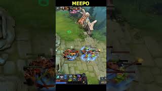 Mid Meepo Is Actually Broken! #shorts #dota2 #meepo #midmeepo #akarasdota2