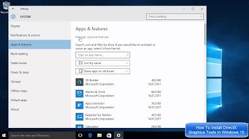How To Install DirectX Graphics Tools on Windows 10