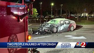 2 injured in Flagler County crash, fire officials say