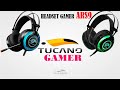 Fone gamer headset ars9  rgb tucano gamer