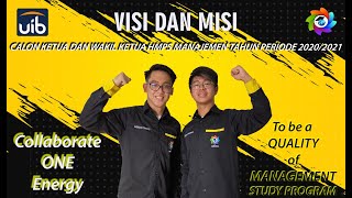 Visi - Misi Calon Ketua & Wakil Ketua HMPS Manajemen Tahun Periode 2020/2021 Visi - Misi Calon Ketua & Wakil Ketua HMPS Manajemen Tahun Periode 2020/2021