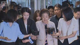 【速報】旧統一教会・韓鶴子総裁　取り調べ終え 特別検察官の事務所をあとに(2025年9月17日)