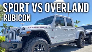 Cual es mejor Jeep Gladiator Sport Overland o el