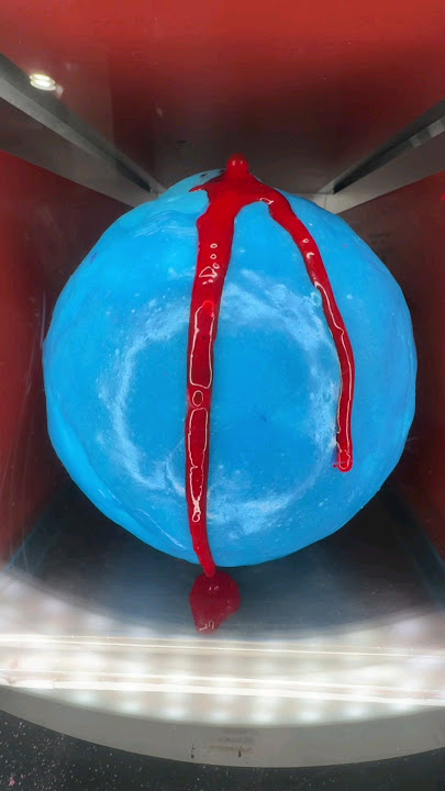 GIANT PLANET GUMMY CANDY FREEZE DRY FAIL 🌎😱 #asmr #candy #satisfying #mukbang #freezedried