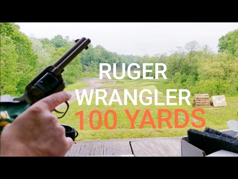 Ruger Wrangler .22LR at 100 Yards - 6 Shots, 6 Hits