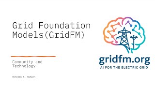 Famous A Foundation Model for the Electric Grid GridFM — with Dr  Hendrik Hamann Wealth