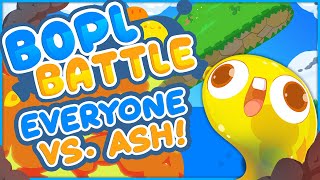 3v1 EVERYONE VS ASH!! - Bopl Battle