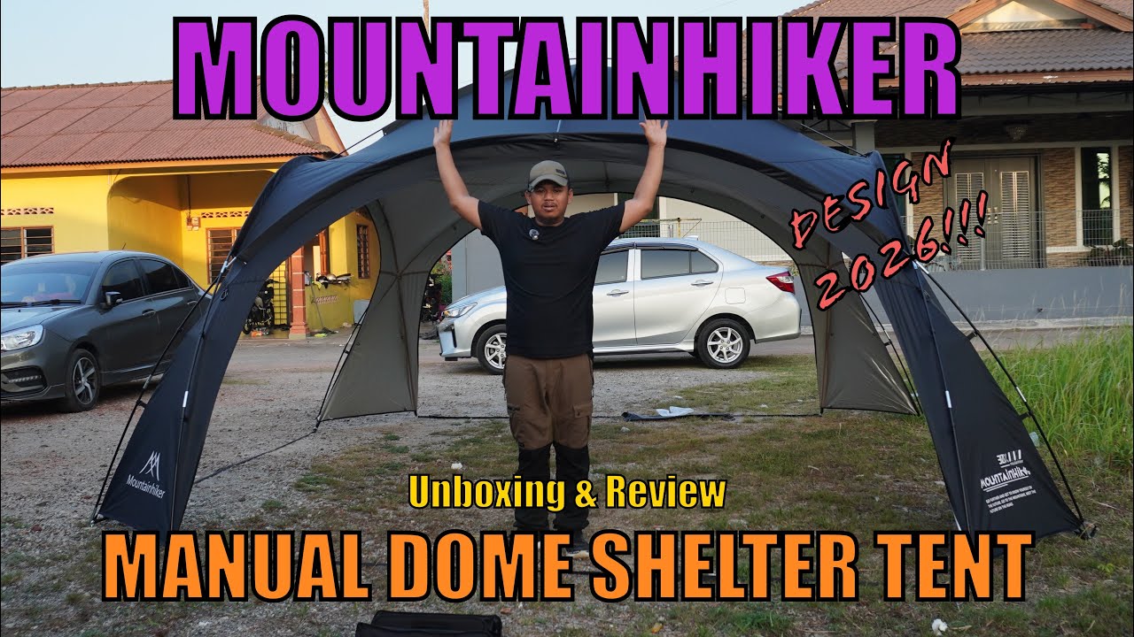 “Unboxing Dome Mountainhiker 🔥 Khemah Camping Viral 2026!”
