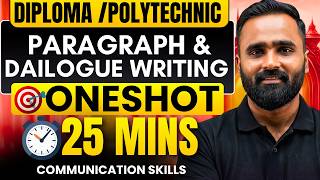 Paragraph and Dailogue Writing| Oneshot|Communication Skills | Diploma/Polytechnic |Pradeep Giri Sir screenshot 4