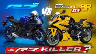 NEW 2024 Suzuki GSX8R vs Yamaha R7 ┃ Meet the Yamaha R7's Biggest Nightmare!