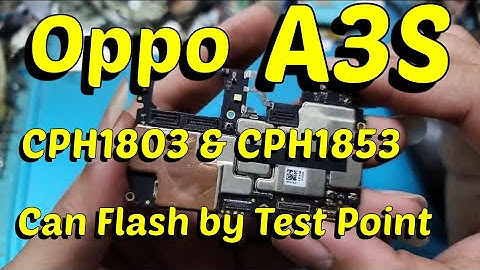 Oppo A3S CPH1803 and CPH1853 So Logo Only No Recovery can Flash By Unlock Tools 👍👍