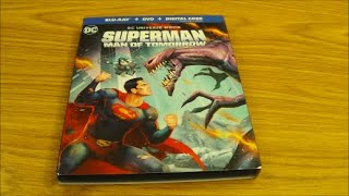 Superman Man Of Tomorrow Blu-Ray Unboxing