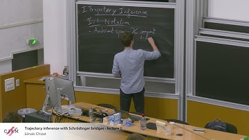 Lénaïc Chizat: Trajectory inference with Schrödinger bridges - lecture 1