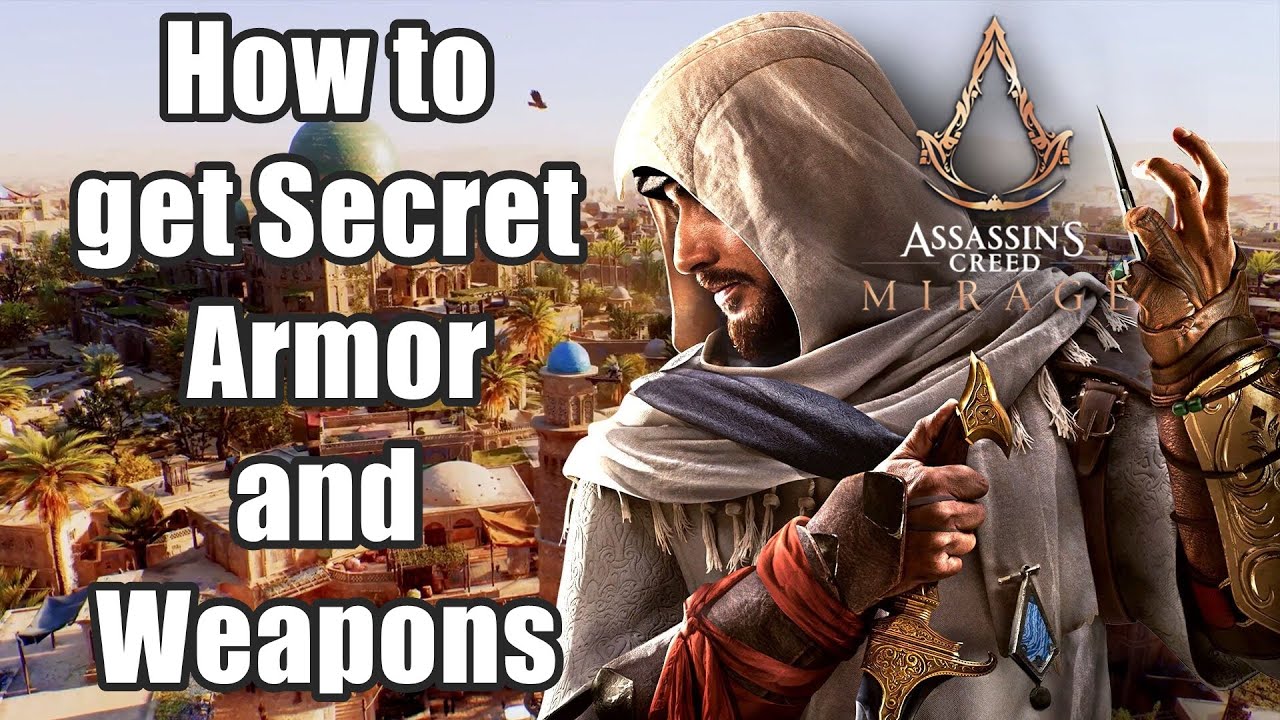 AC Mirage - How to get the Secret Legendary Armor and Weapons - Milad's Outfit Location Guide
