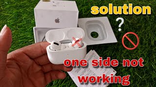 airpods pro one side not working |solution in 3 tips.#airpodspro 🚫❔❔.