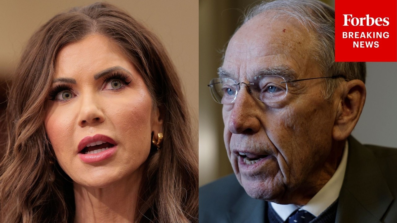 BREAKING NEWS: Chuck Grassley Tells Kristi Noem To Her Face That 'Mistakes Have Been Made'