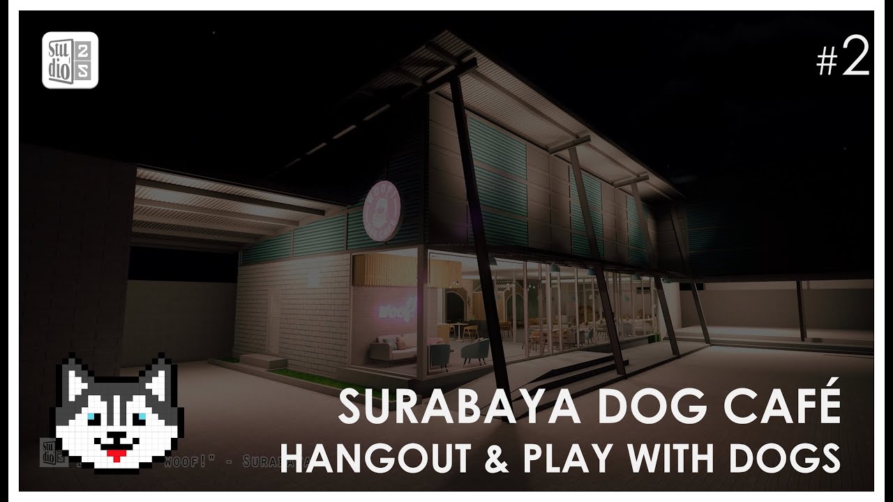 Dog Cafe "woof!" Design - Kafe Yang Bisa Main Dengan Anjing (Animation Design Video 02)