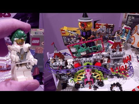YouTube thumbnail: 3,444 Piece Joker Manor Lego Batman Set @ The Lego Booth At The TTPM 2017 Holiday Showcase Video